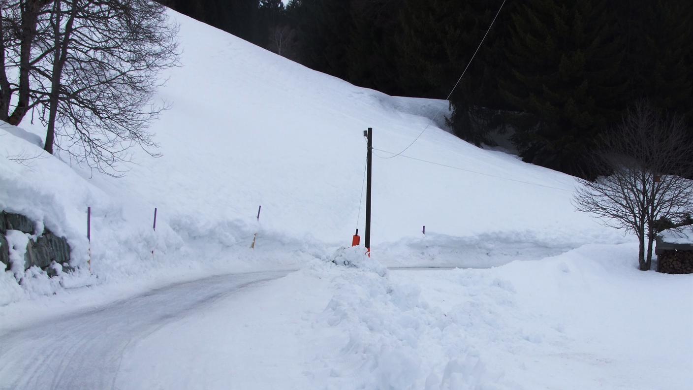 La zona in cui è avvenuto lo scontro