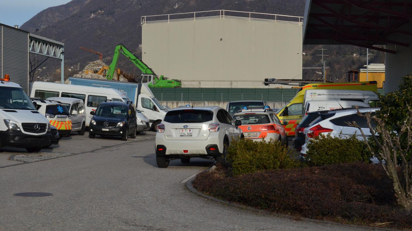 Il luogo dell'infortunio  in Via Mondari