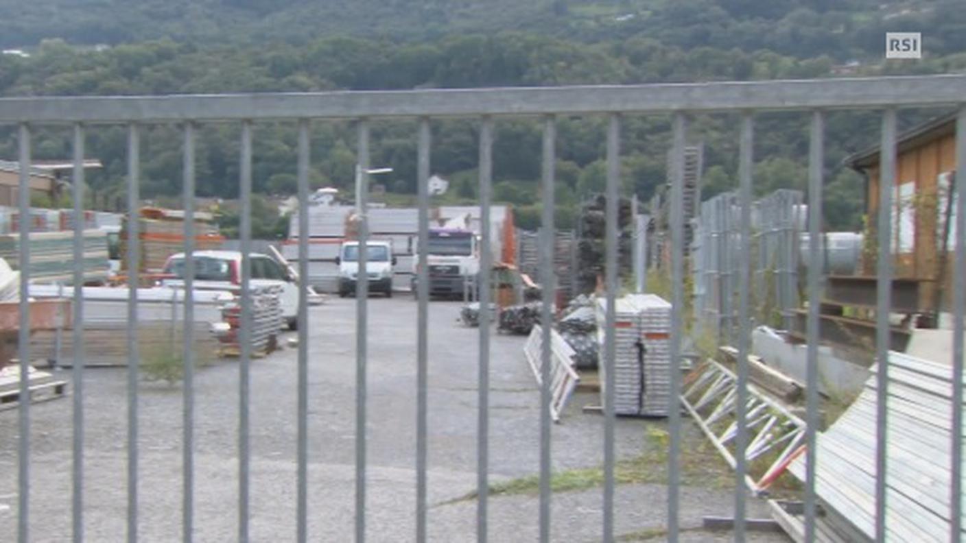 La sede della ditta di Camorino