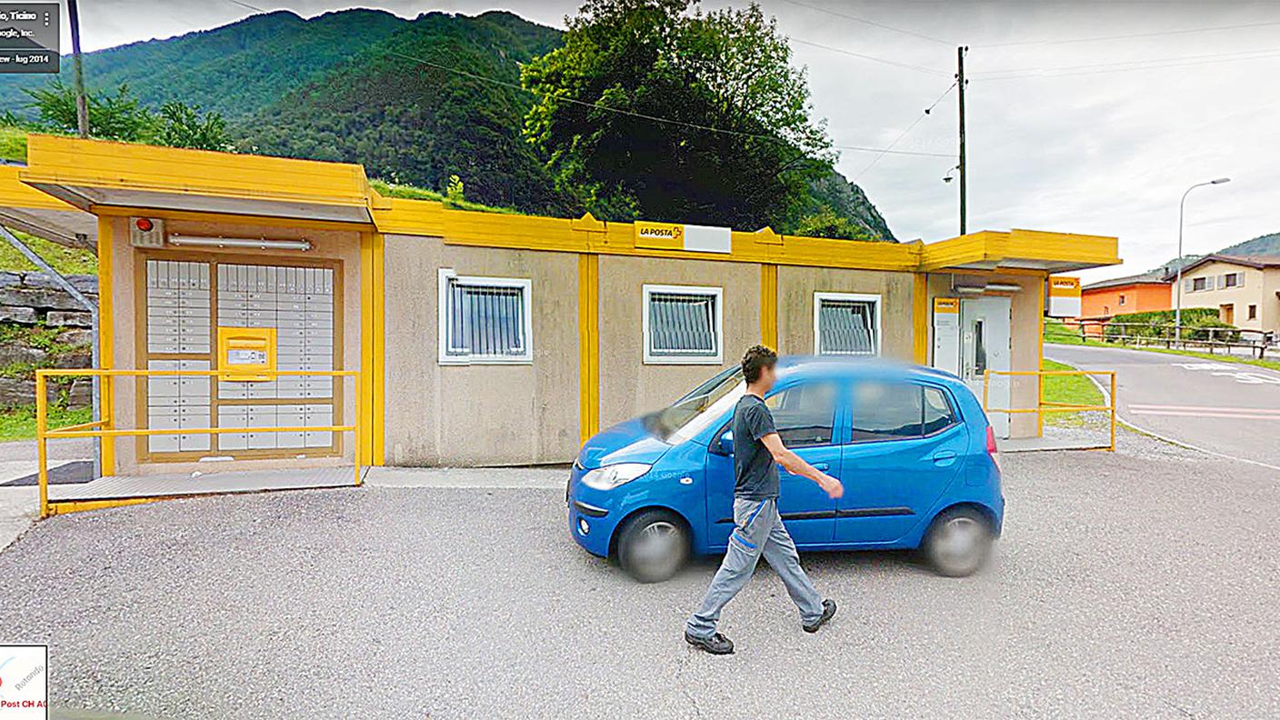 La sede dell'ufficio postale a Gordevio