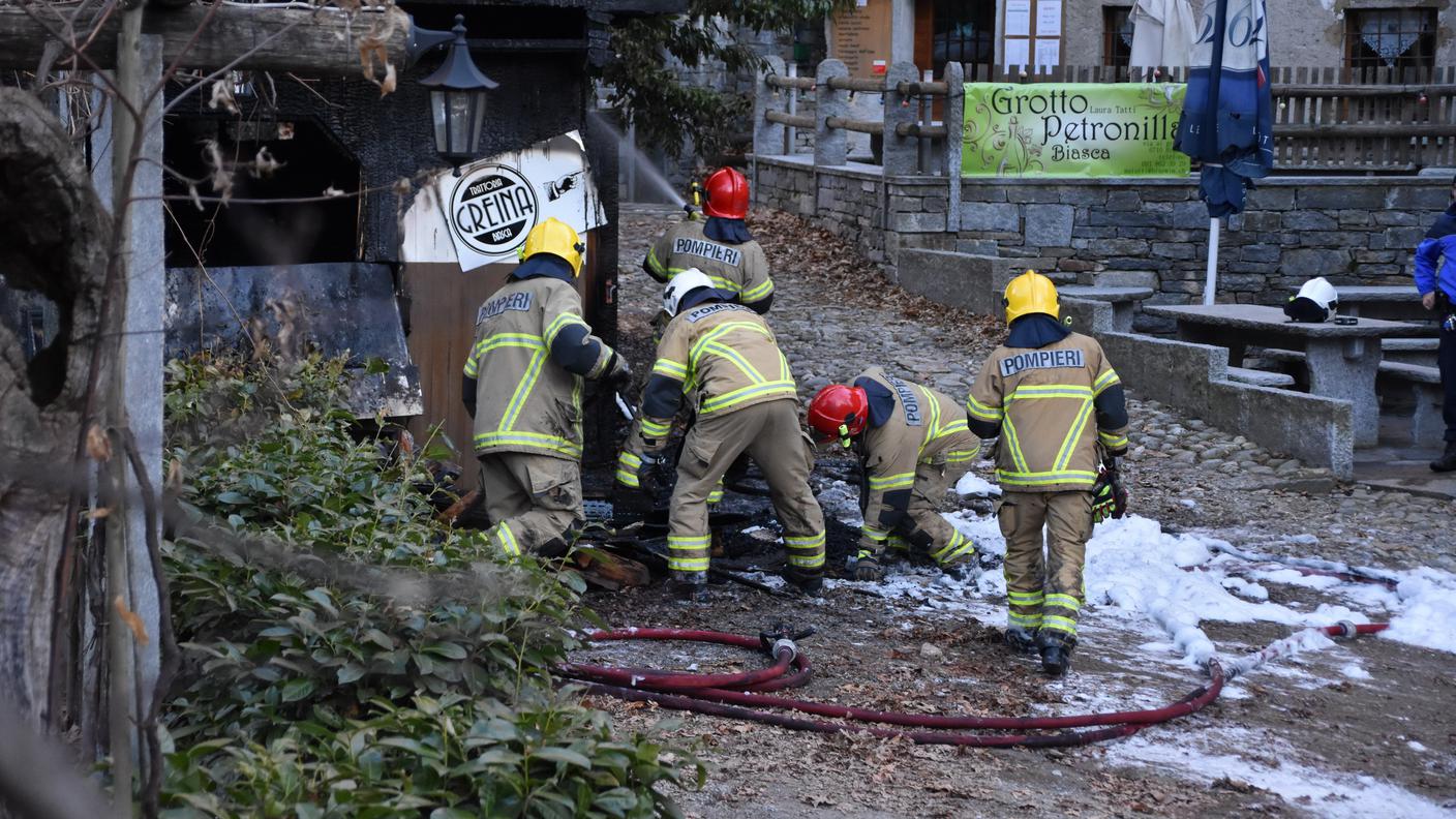 Fiamme al grotto