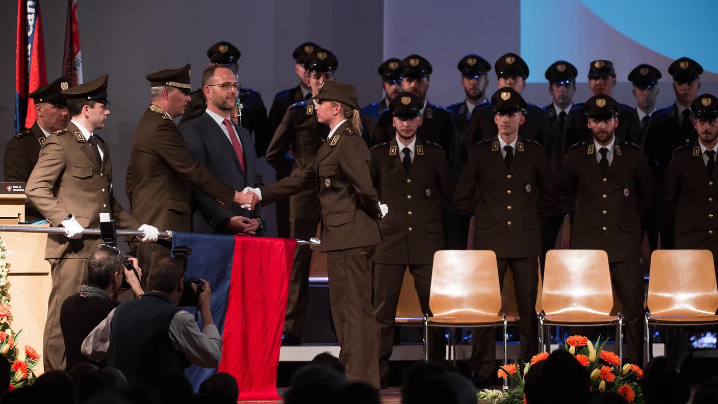 La cerimonia di dichiarazione di fedeltà