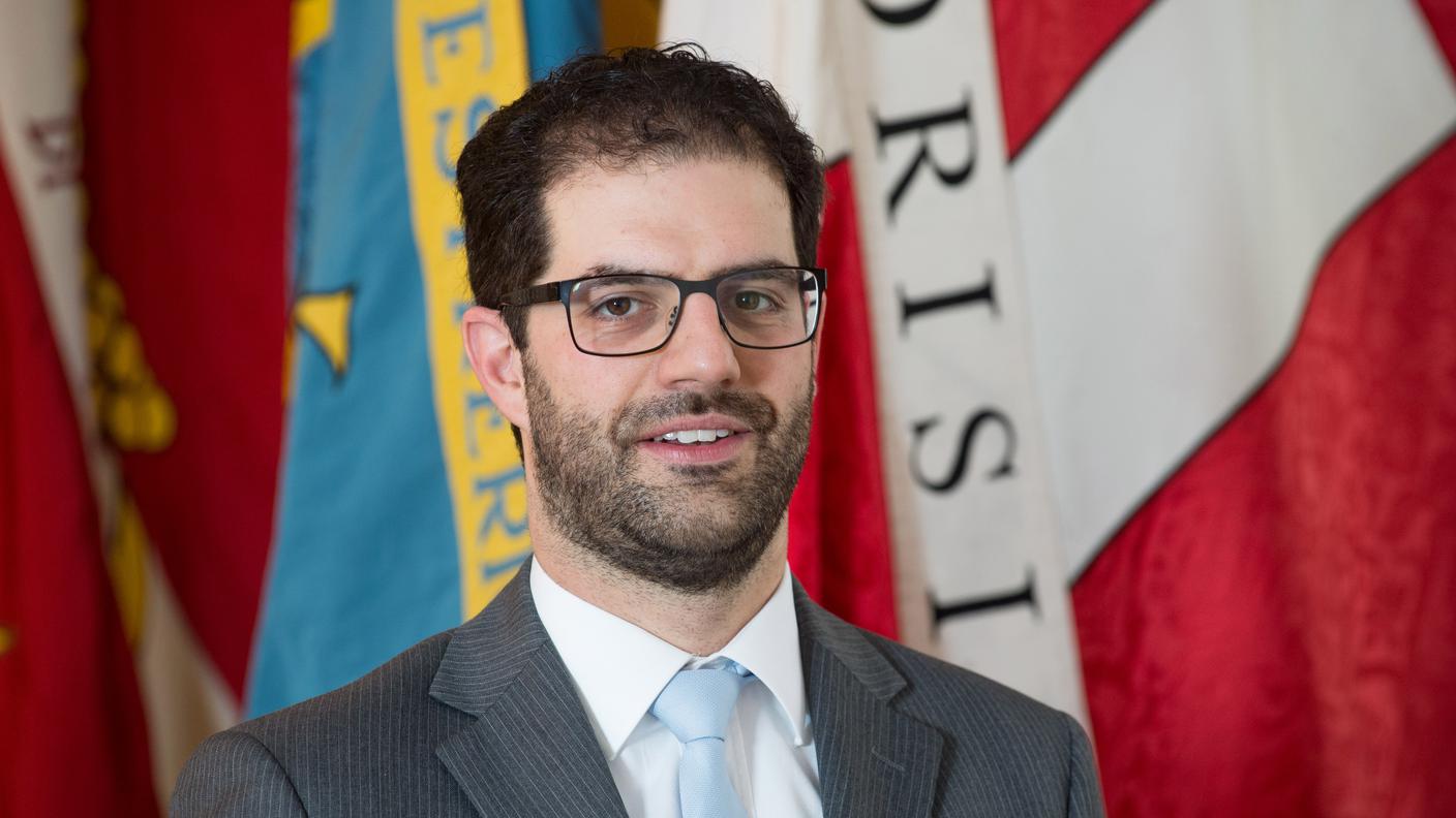 Samuele Cavadini, candidato sindaco di Mendrisio. Si vota il 27 maggio