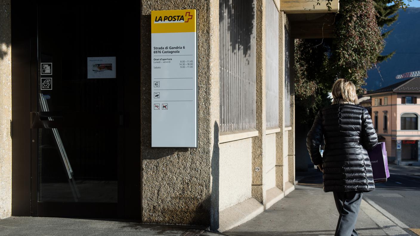 L'ufficio postale di Castagnola
