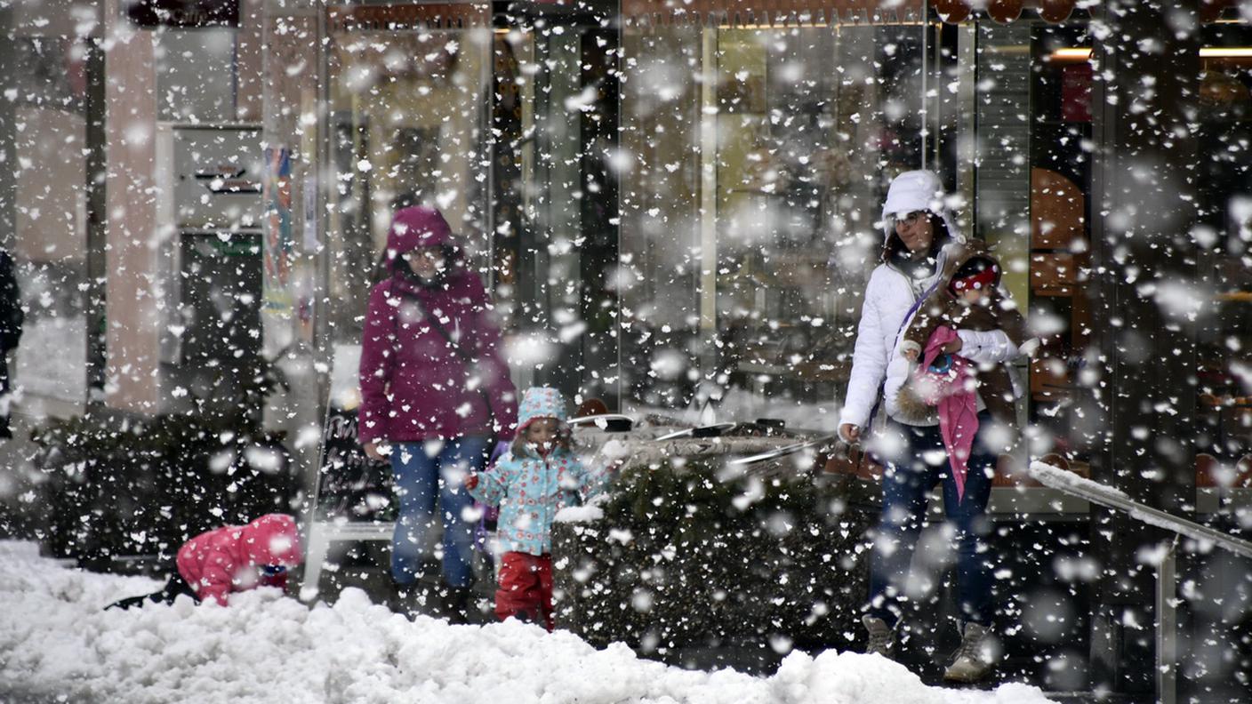 D'obbligo gli abiti invernali