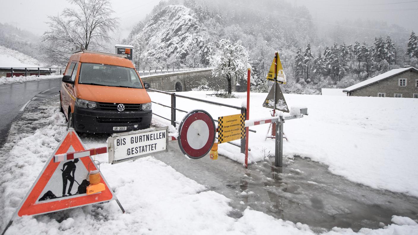Un'immagine scattata sabato nel canton Uri
