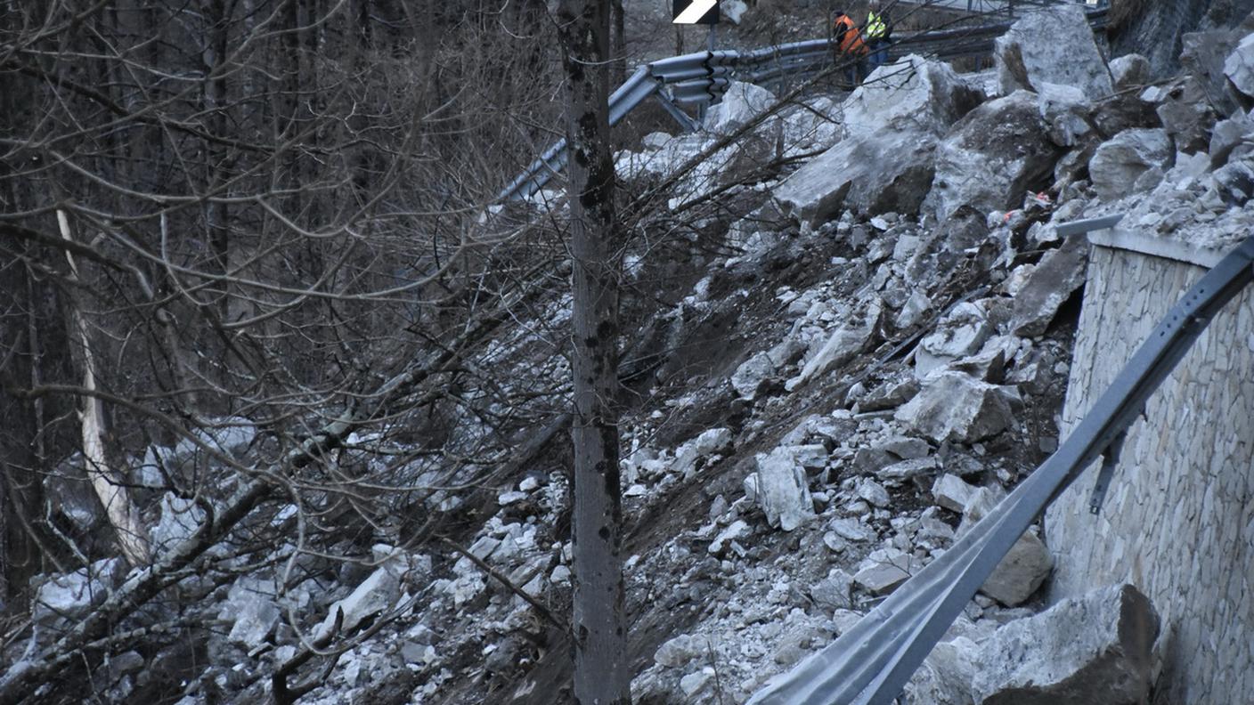 Il guardrail spazzato via 
