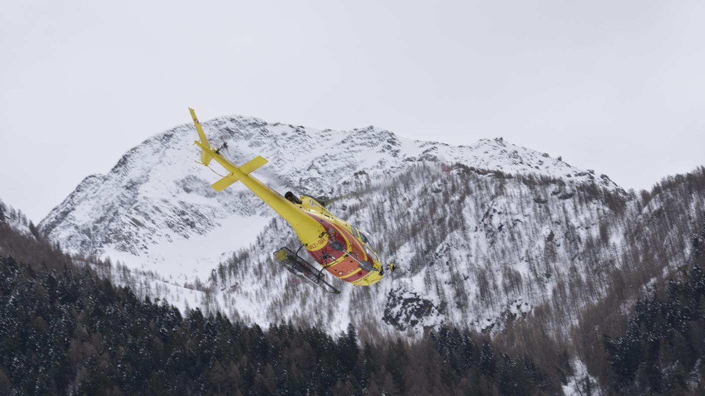 Gli escursionisti hanno ricevuto soccorsi dal cielo