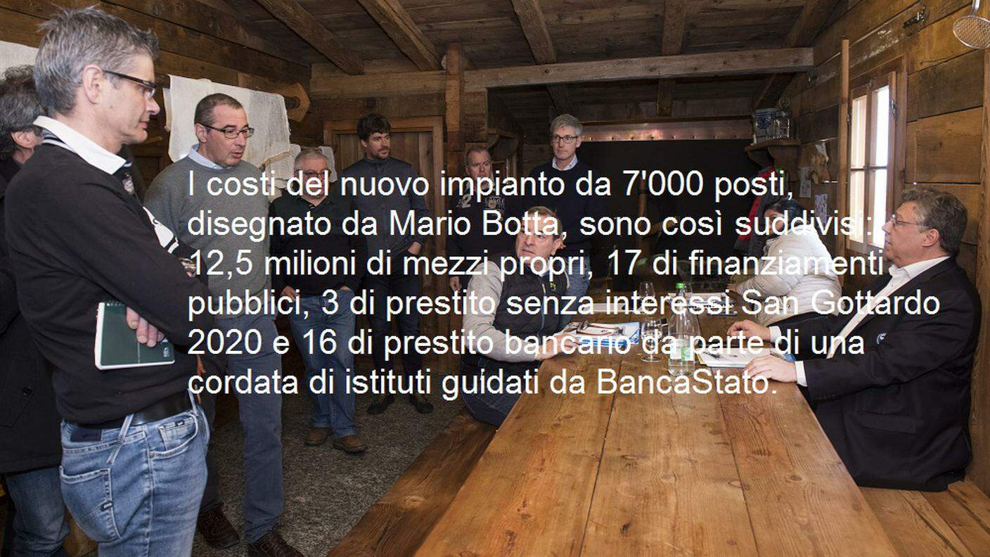 I sindaci con Filippo Lombardi e Carlo Croci ad Airolo lo scorso 3 marzo