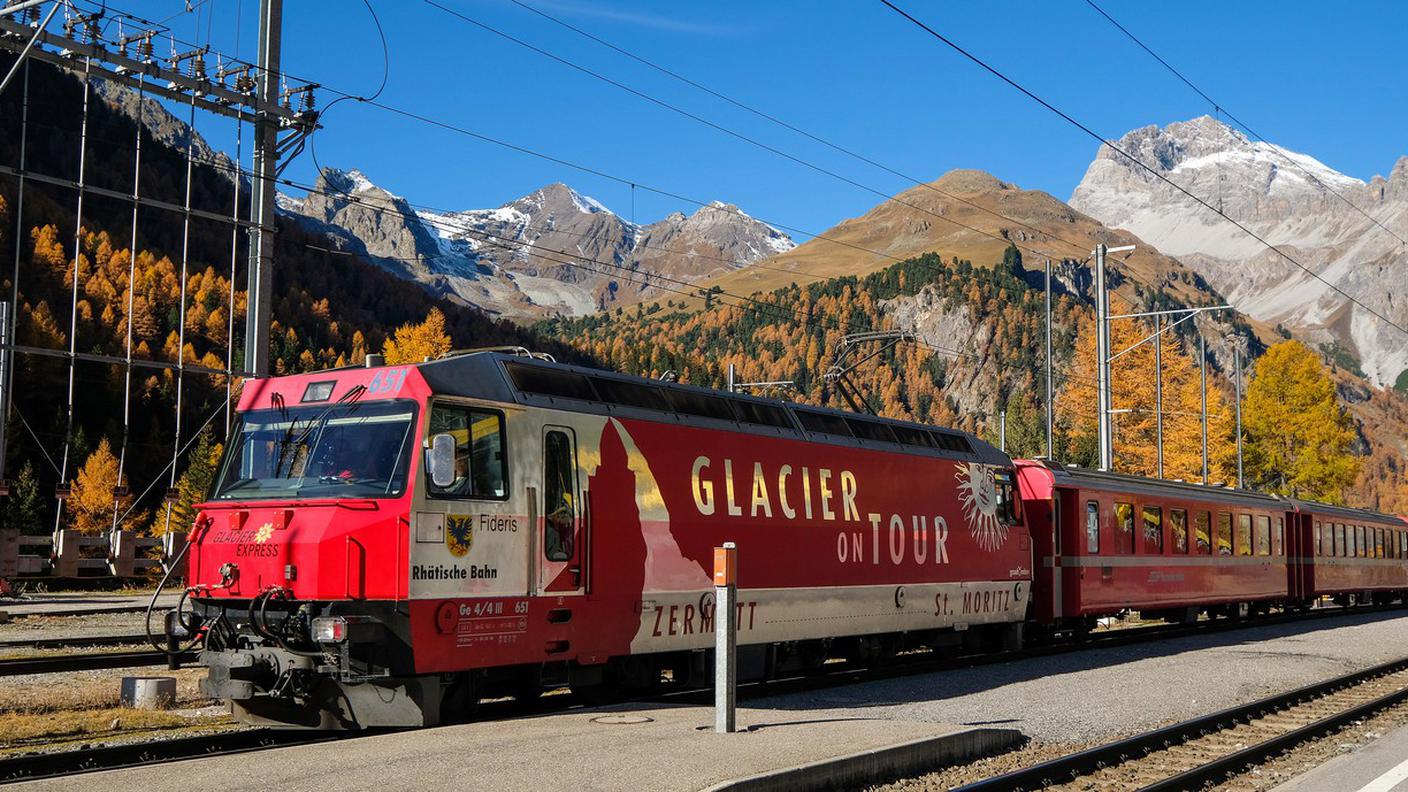 Il Glacier Express, amato dai turisti, non circola