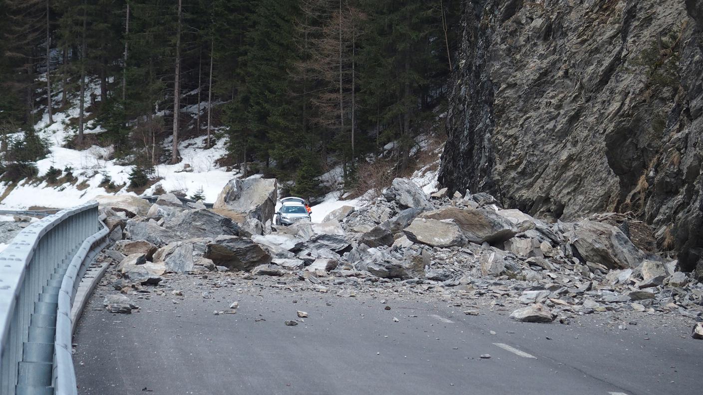 La frana è scesa il lunedì di pasquetta 