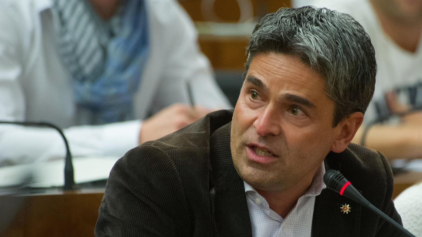 Tiziano Galeazzi in consiglio comunale a Lugano