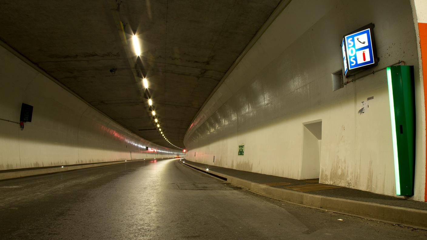 L'interno della galleria