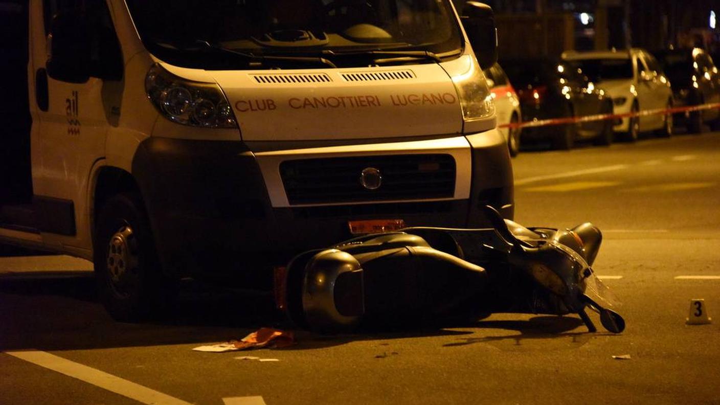 I veicoli coinvolti nell'incidente di ieri sera