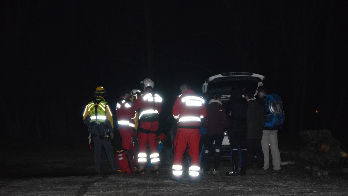 Sul posto gli operatori del Soccorso alpino svizzero