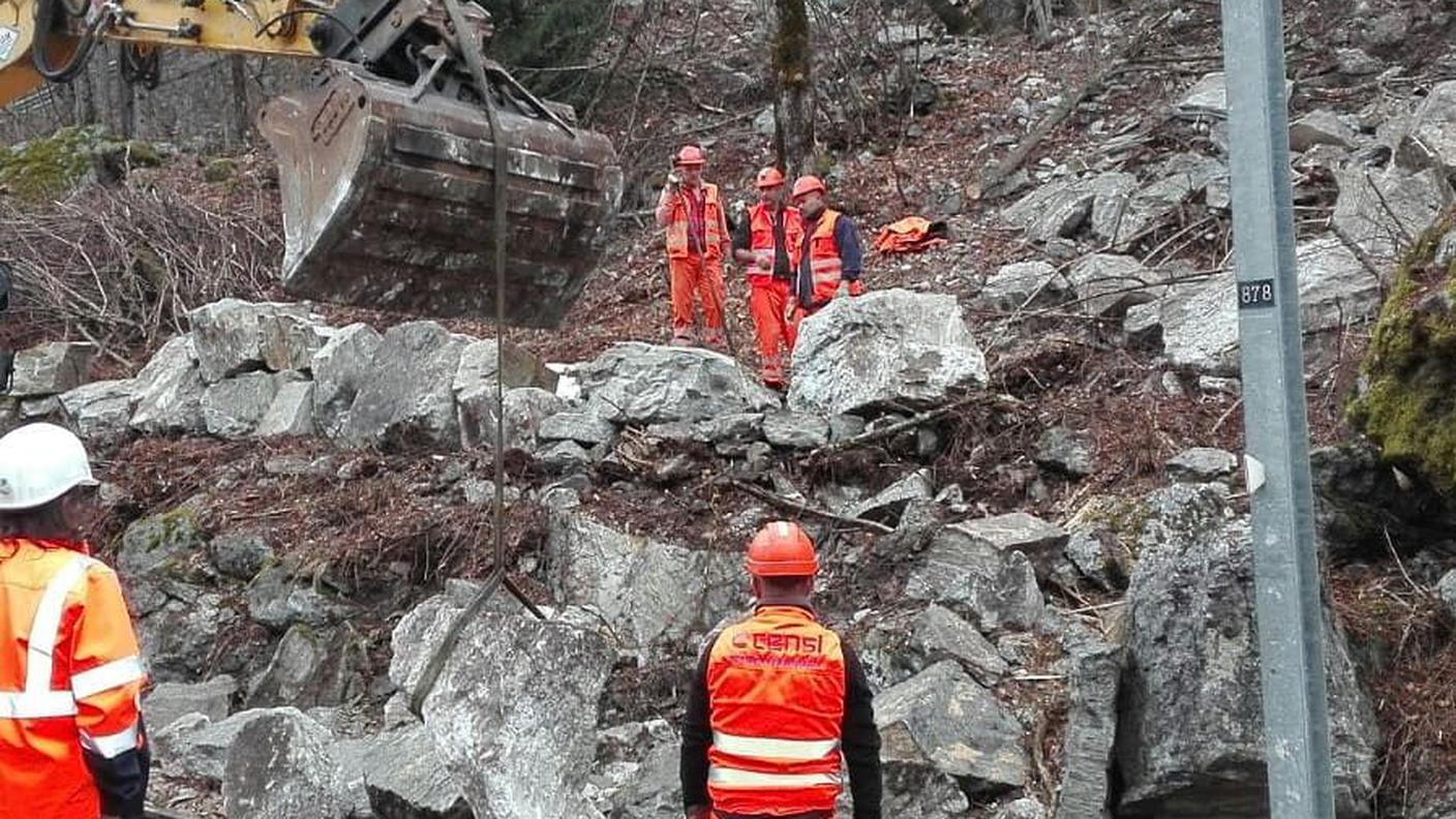 Frana in Valle Vigezzo