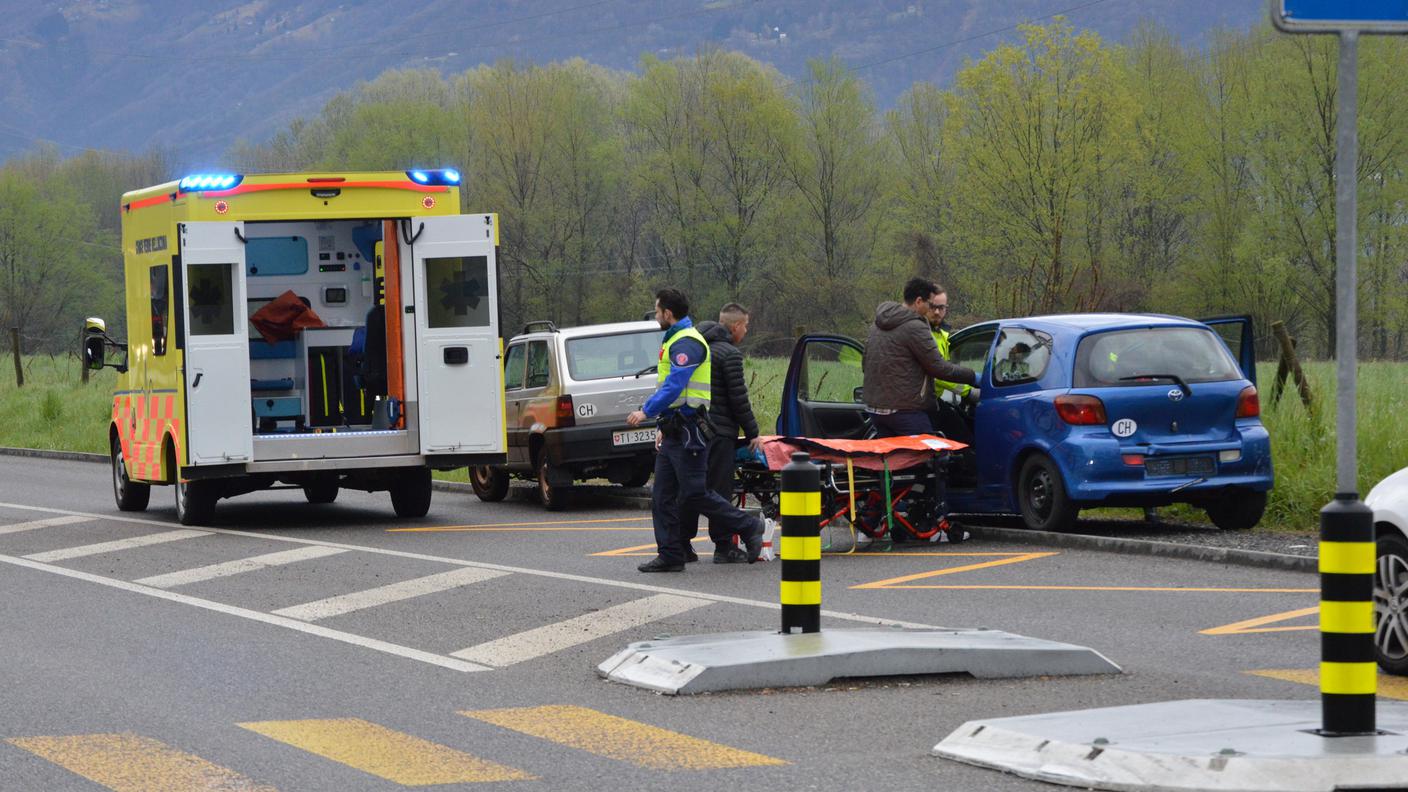 Il luogo dell'incidente alle porte del paese di Gudo