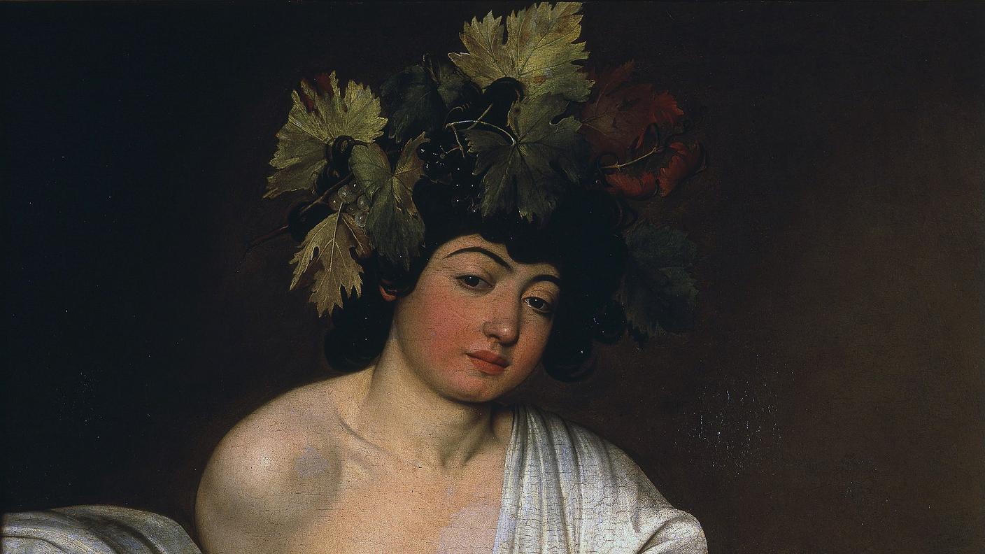 Il Bacco esposto agli Uffizi