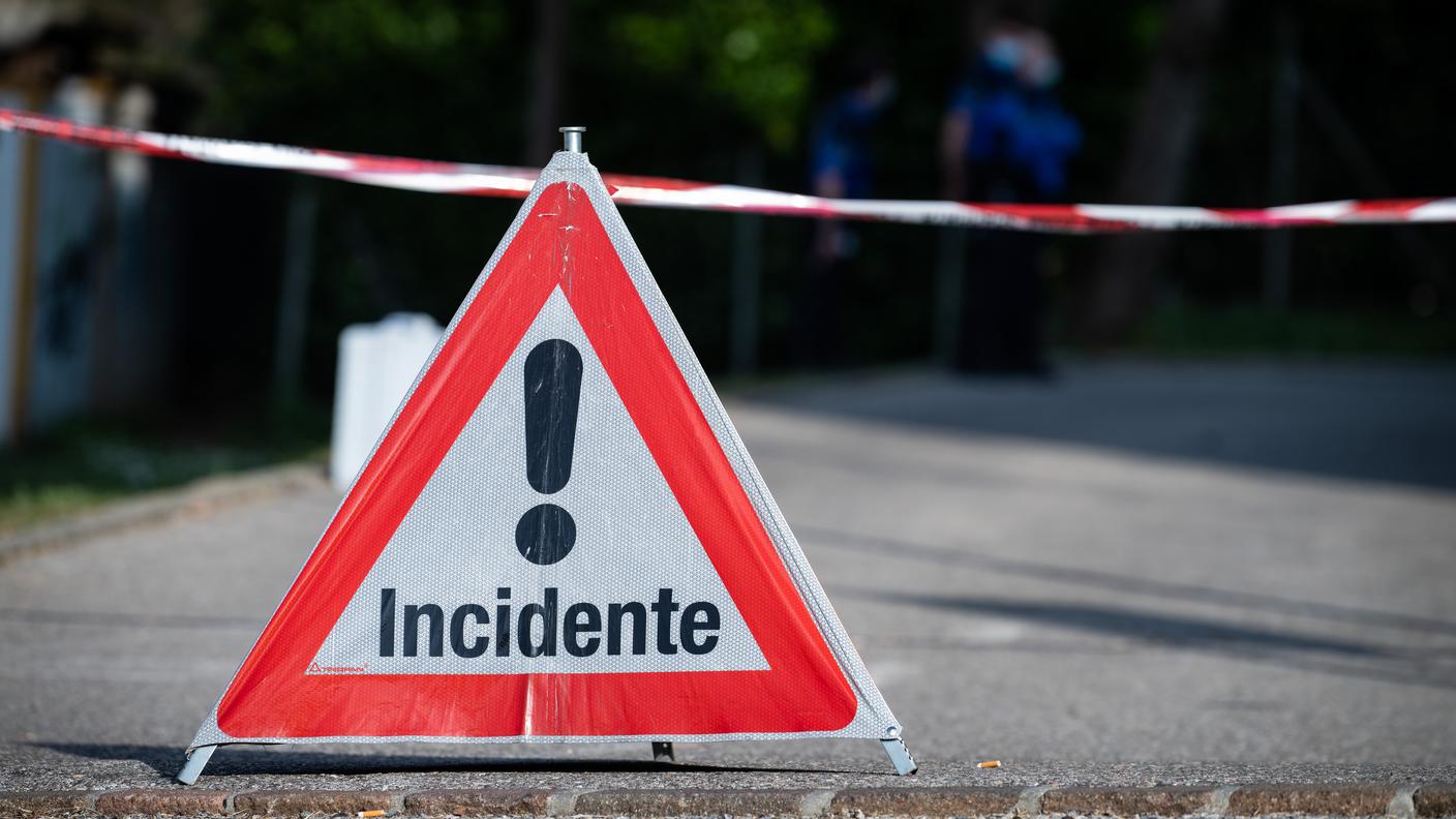 L'incidente si è verificato in via San Gottardo a Gordola