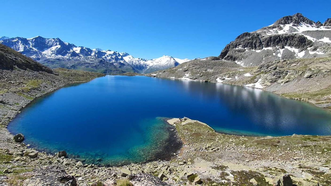 La zona del Lej da la Tscheppa, sopra Sils im Engadin