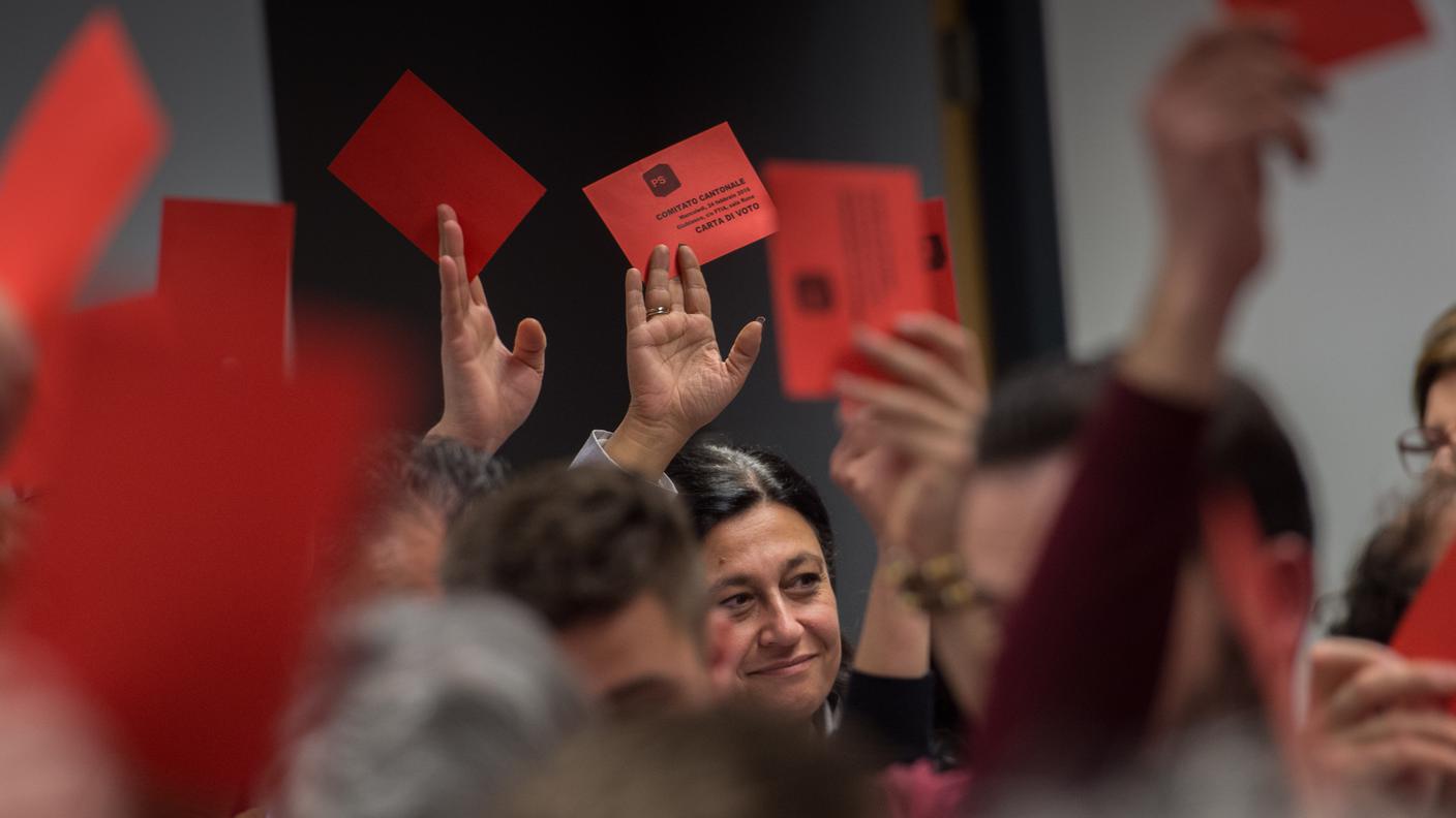 Riunione del comitato cantonale del PS nel 2016