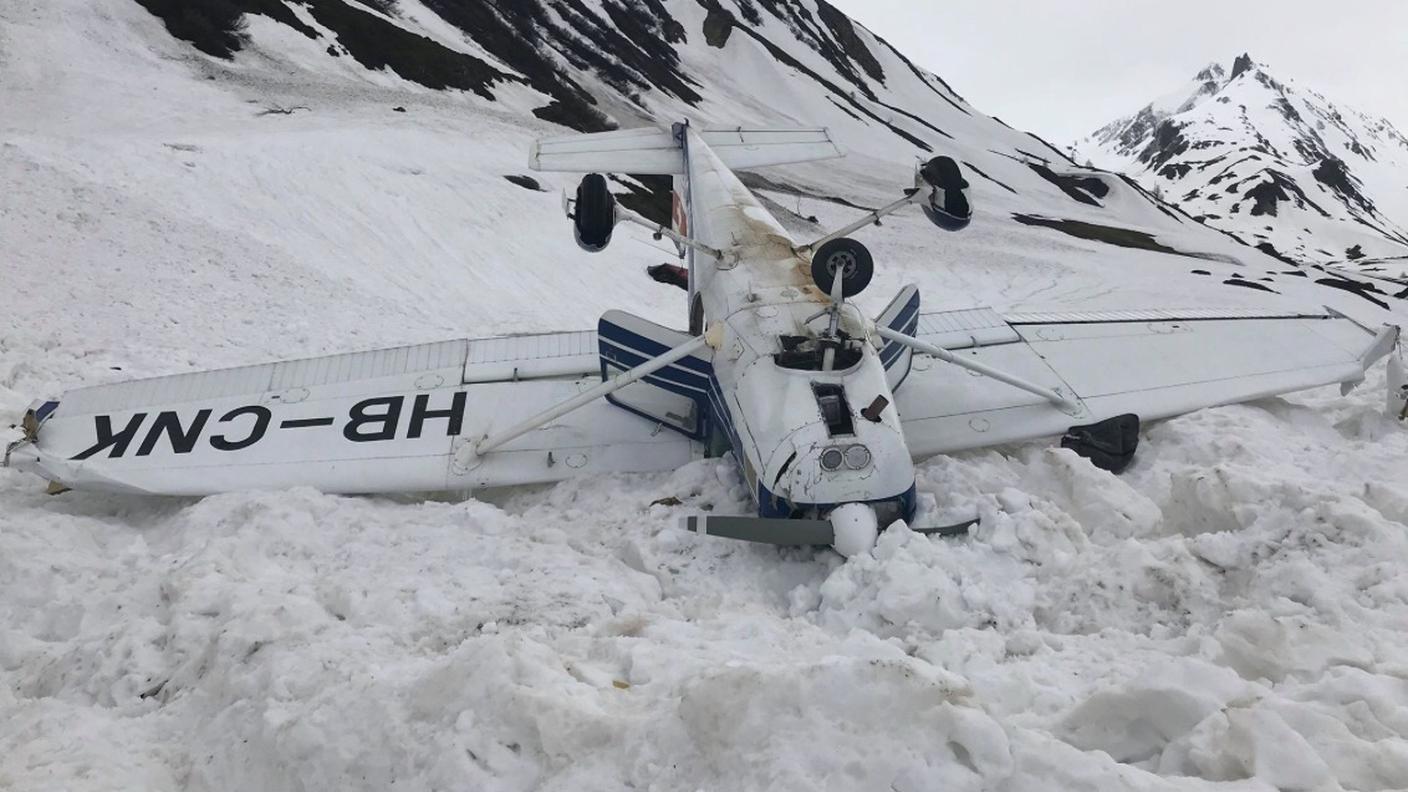 Quel che resta dell'aereo