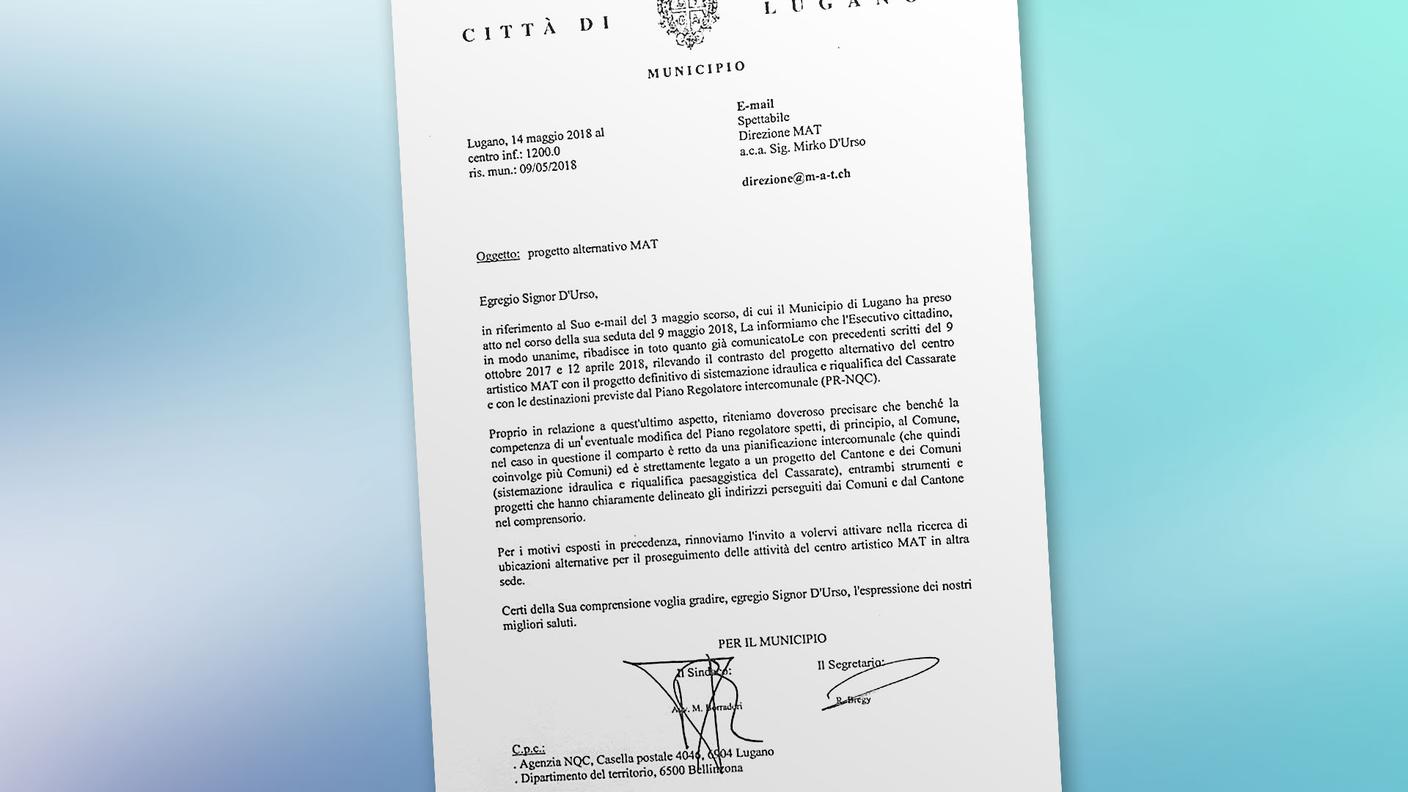 La lettera al direttore del MAT
