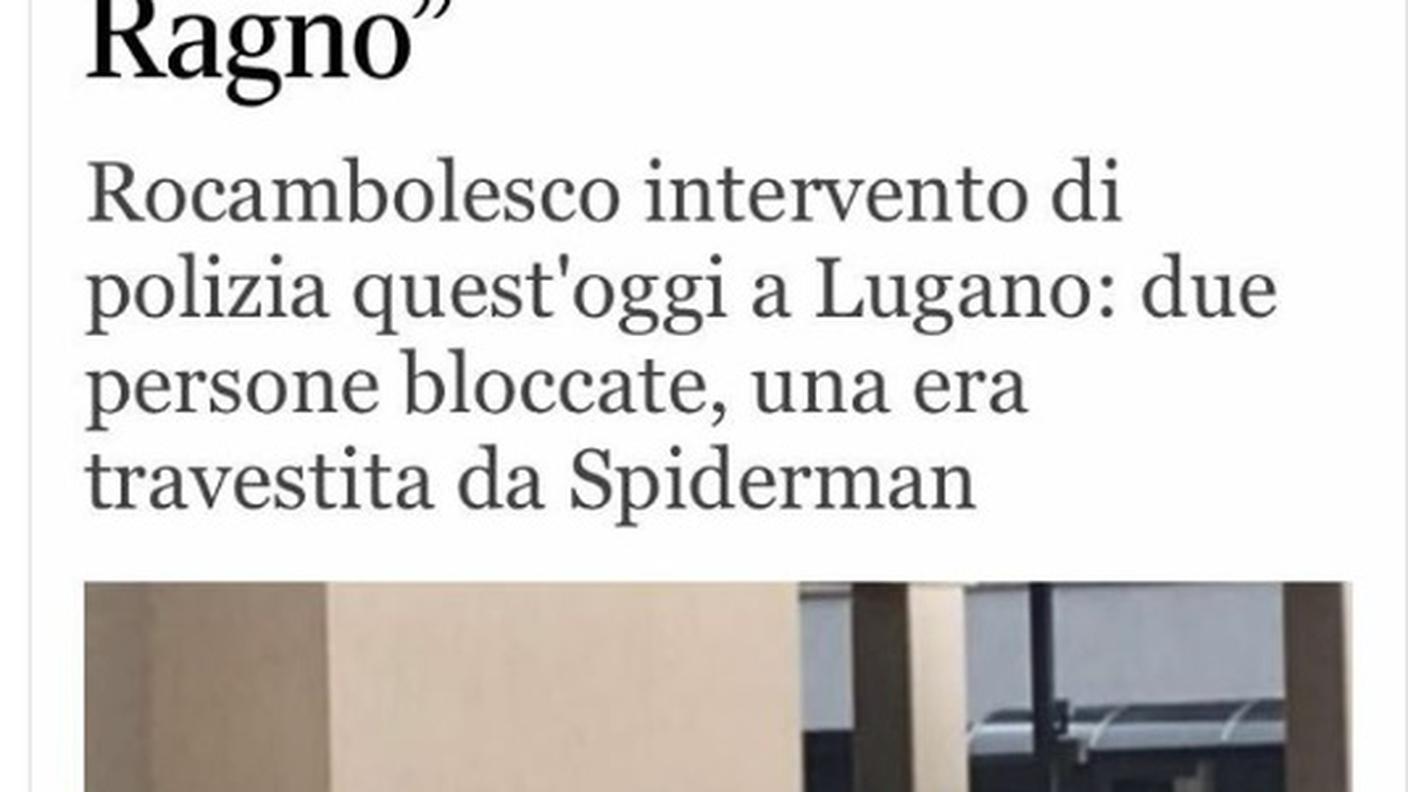 Deadpool fermato a Lugano: l'ironia dei social