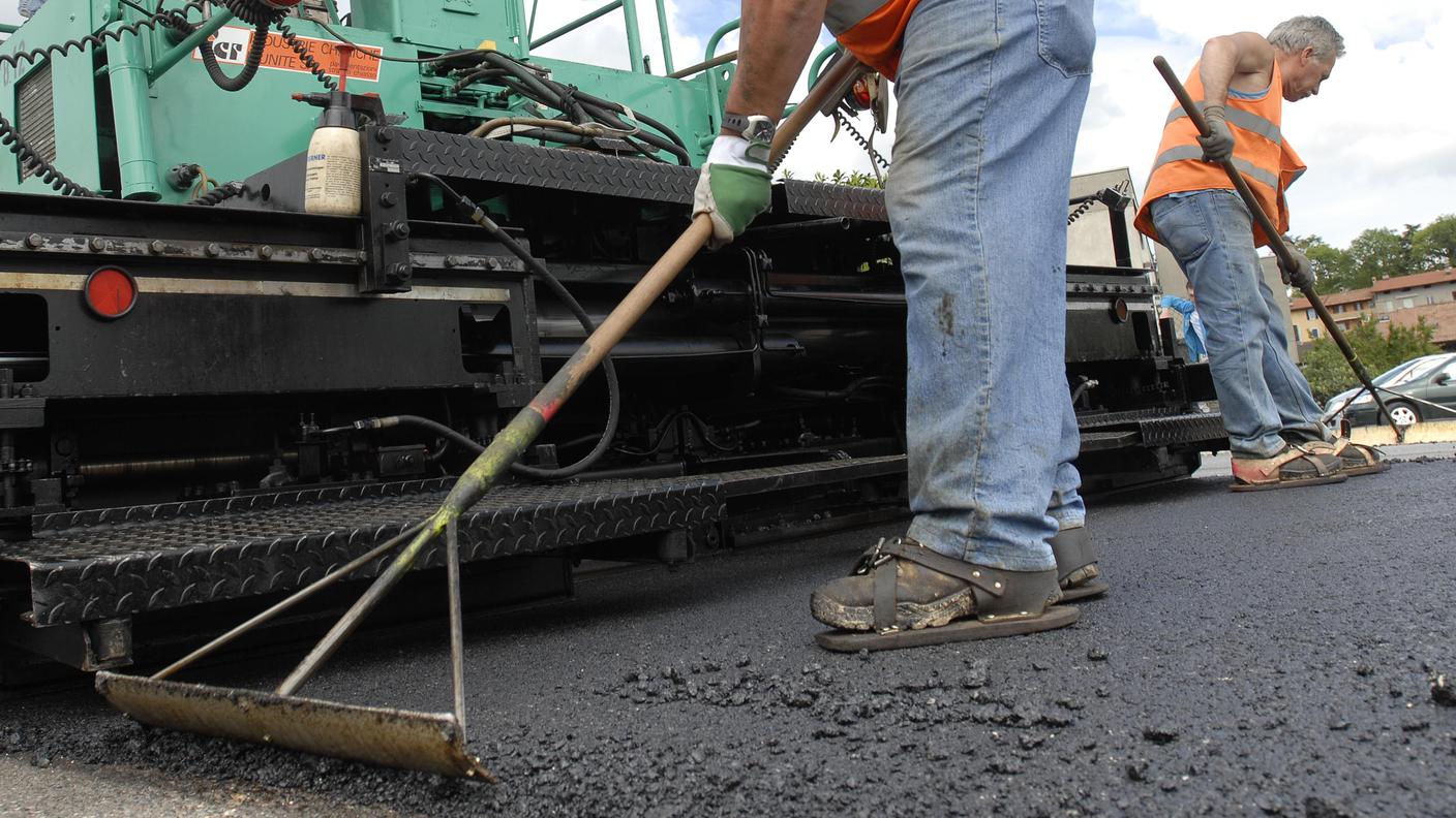 Gli scarti derivanti dalla riasfaltatura delle strade saranno portati oltre San Gottardo