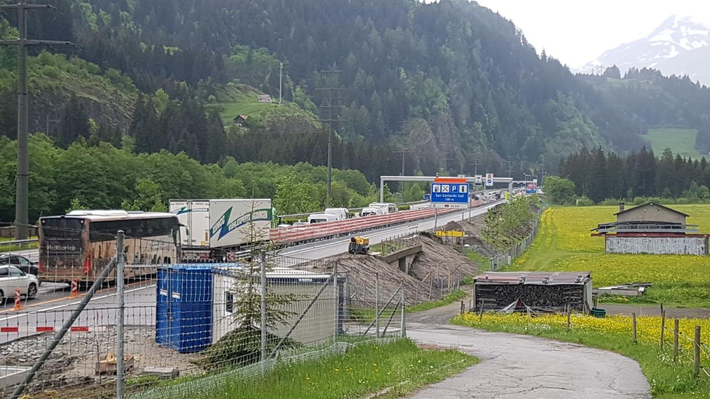 Il traffico ha iniziato ad intensificarsi verso mezzogiorno