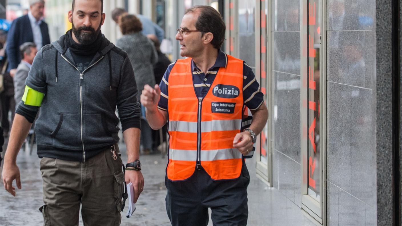 A destra, Emilio Scossa Baggi