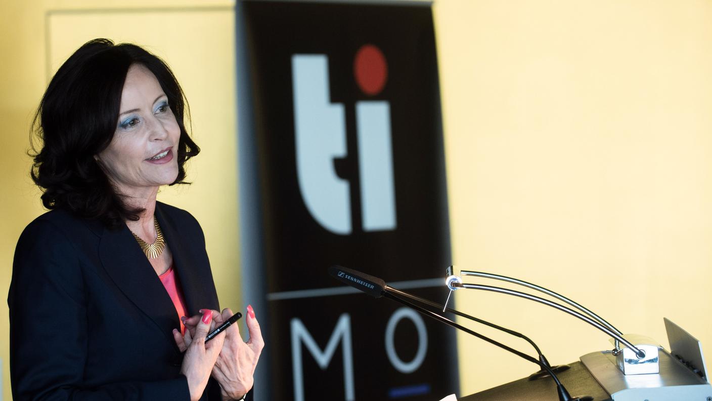 La presidente di Ticinomoda, Marina Masoni