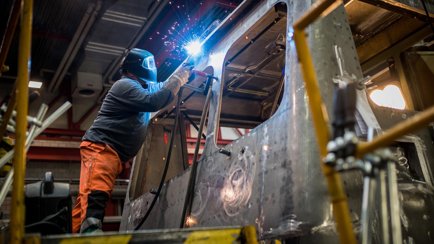 La nuova struttura sarà utilizzata per la manutenzione del materiale rotabile 