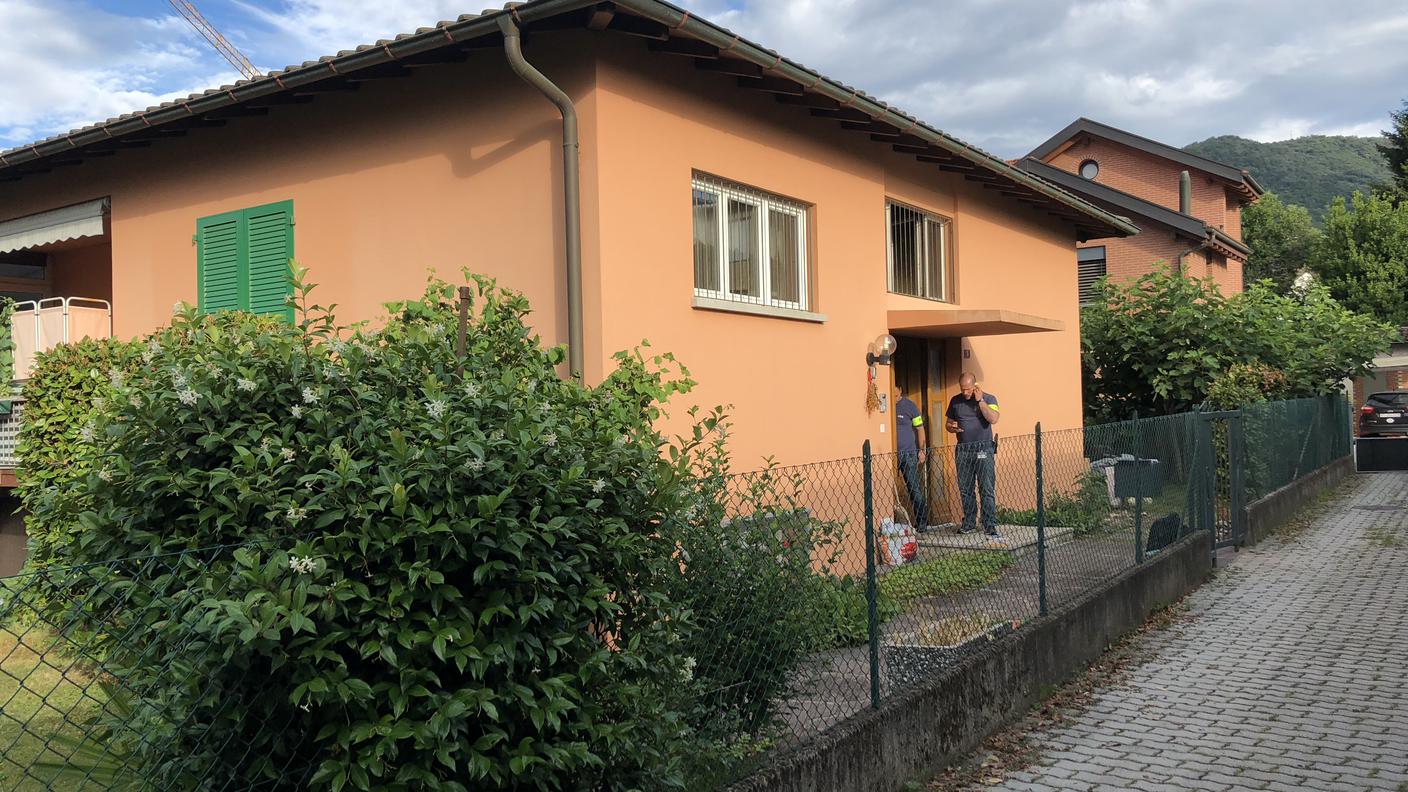 La casa dove si è sviluppato l'incendio