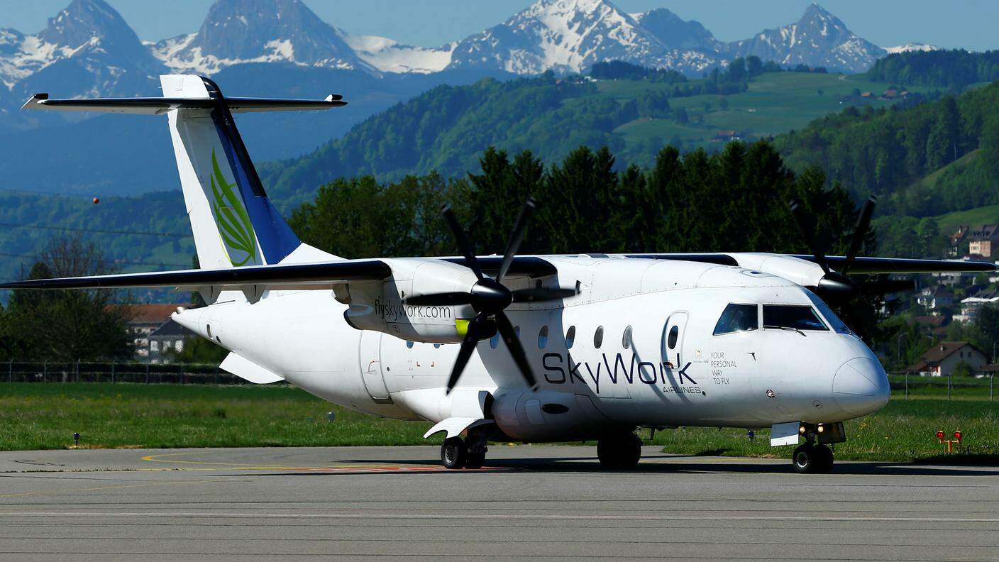 Gli aerei di SkyWork collegheranno regolarmente Lugano e Ginevra da fine ottobre