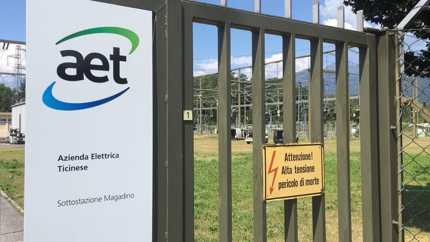 La sottostazione di Magadino dove si è verificato... l'errore