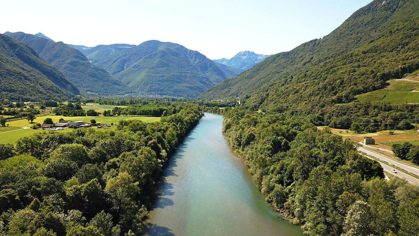 Anche il fiume Ticino è soggetto al surriscaldamento globale