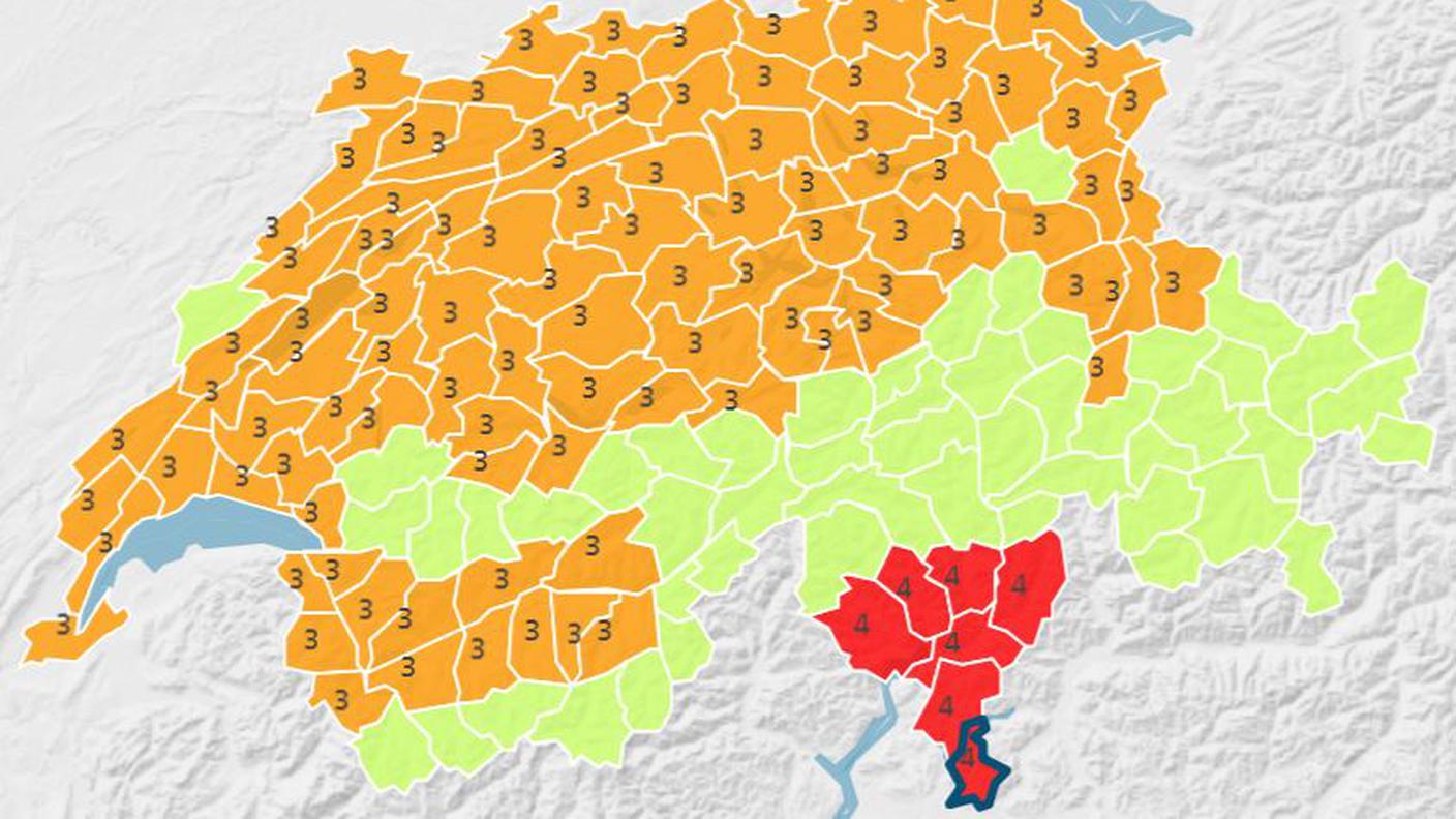Allerta canicola di livello 4 a sud delle Alpi