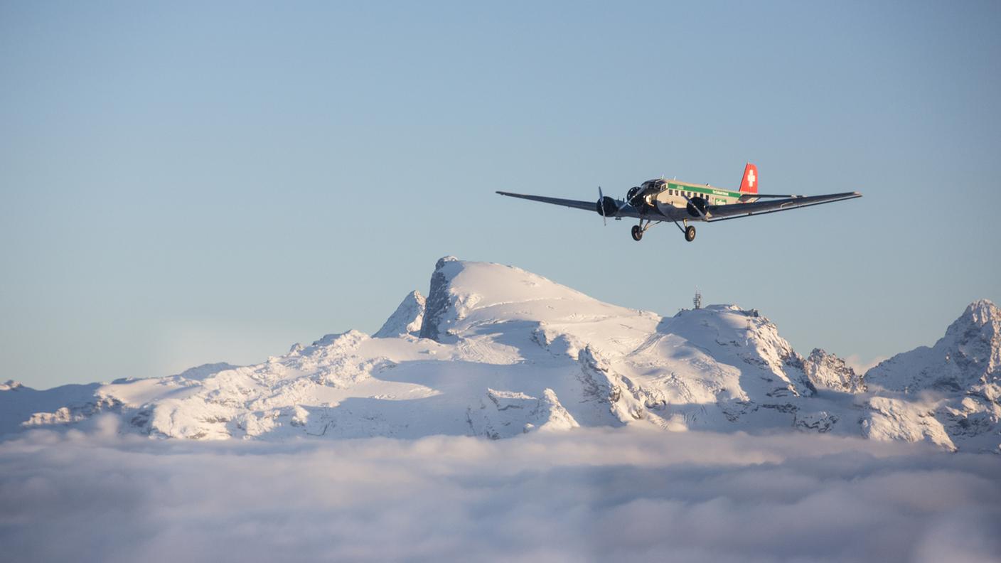 Un Ju 52 come quello precipitato sabato