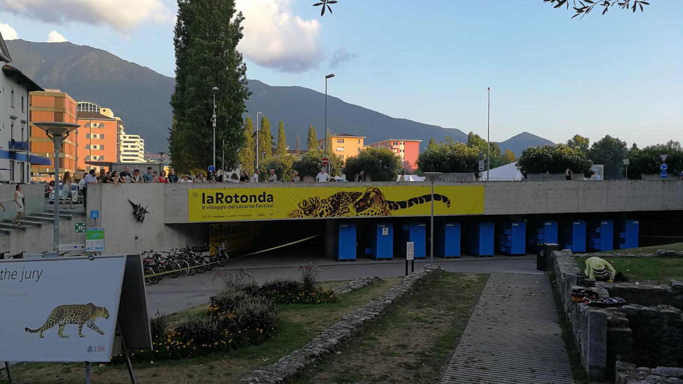 Vicino all'accesso della Rotonda