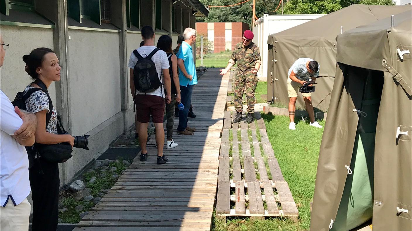 Militari in Ticino