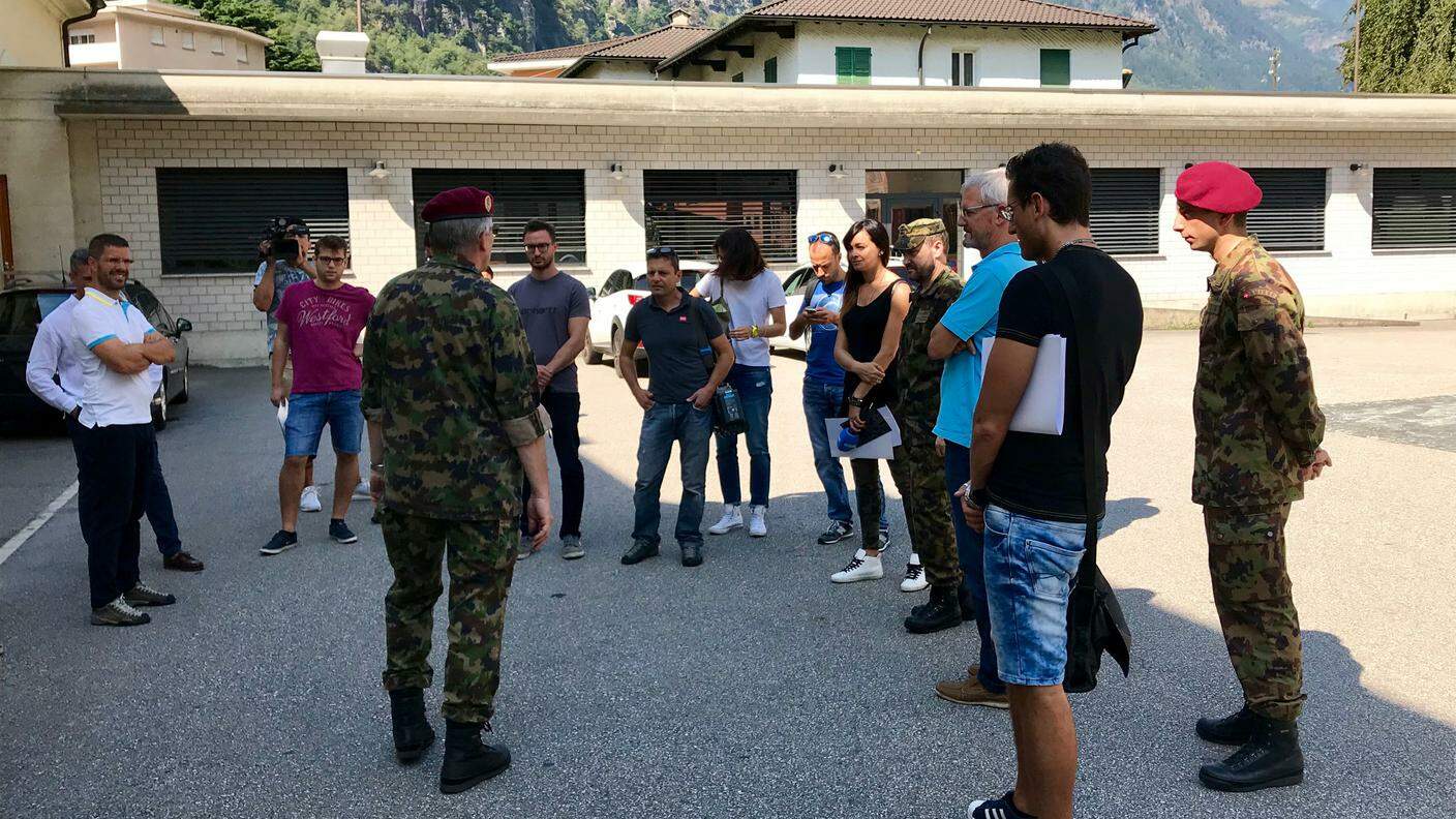 Militari in Ticino