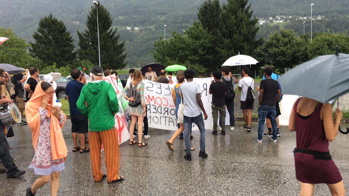 Una cinquantina i partecipanti alla protesta