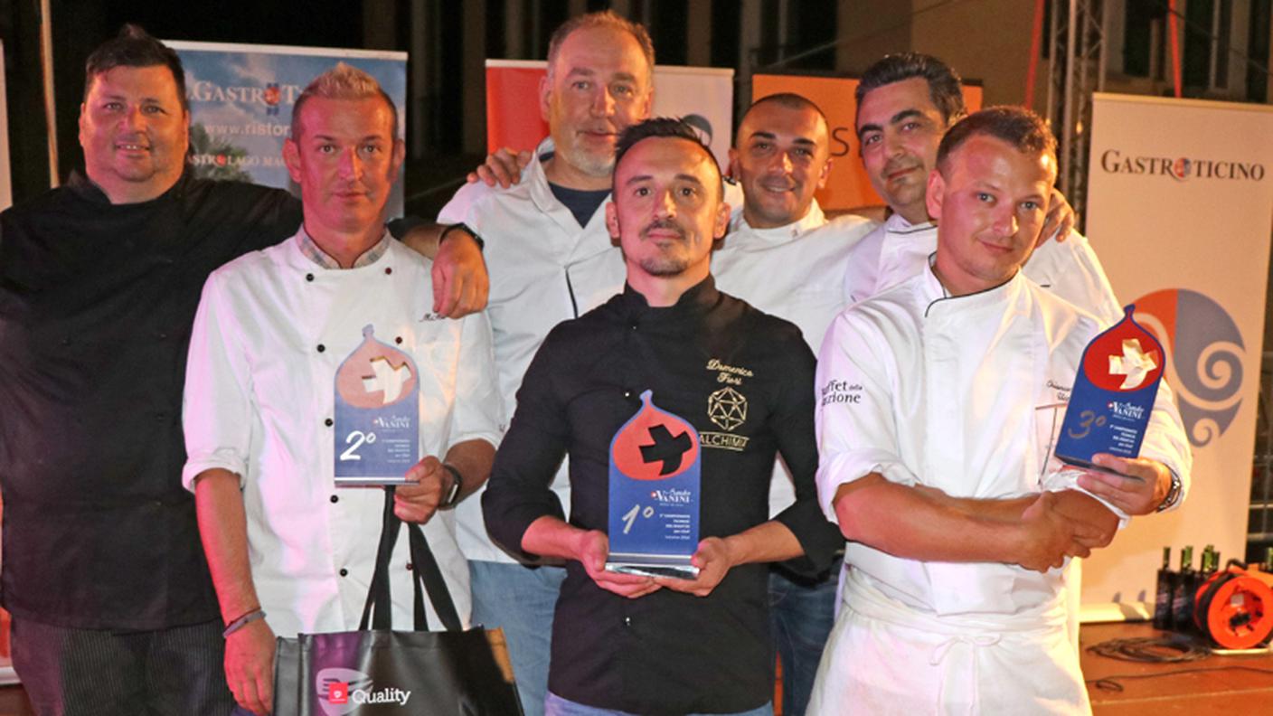 Gli chef premiati venerdì sera