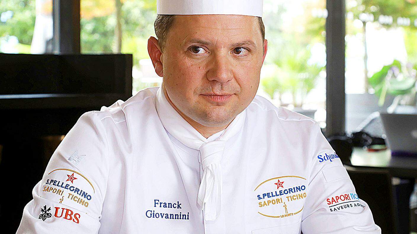 Franck Giovannini, eletto cuoco dell'anno 2018 dalla guida Gault&Millau