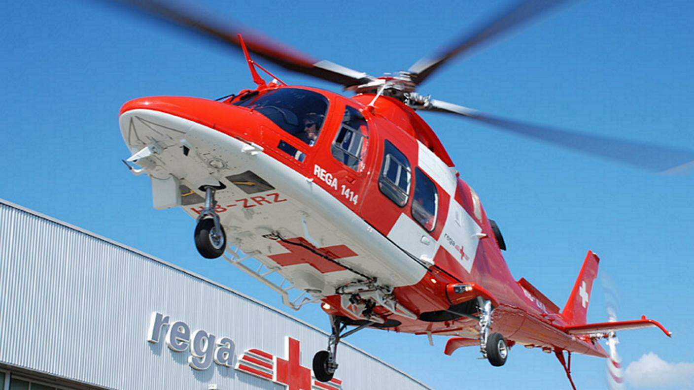 Un elicottero della REGA è intervenuto nelle Centovalli dove è caduta l'escursionista