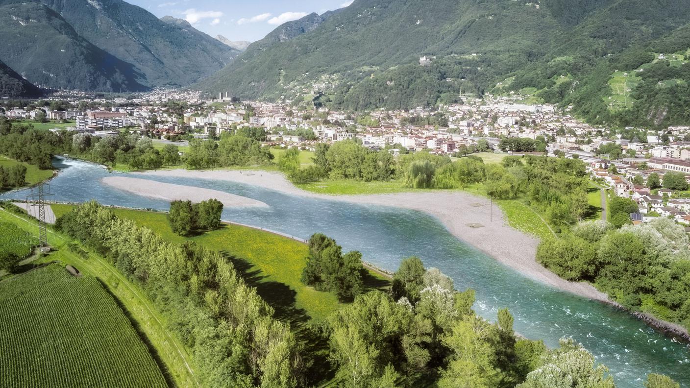 Cinque quartieri della nuova Bellinzona saranno toccati dal piano