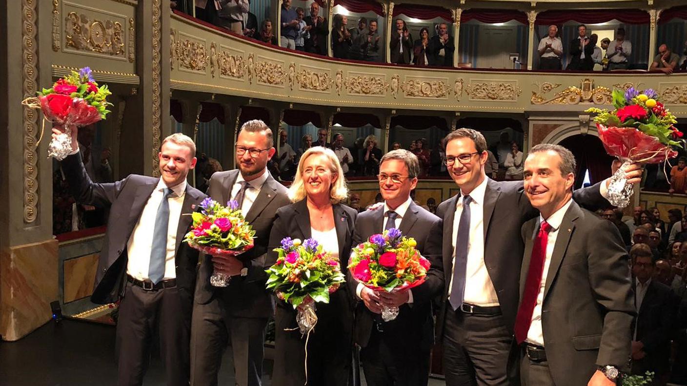 Candidati e presidente cantonale