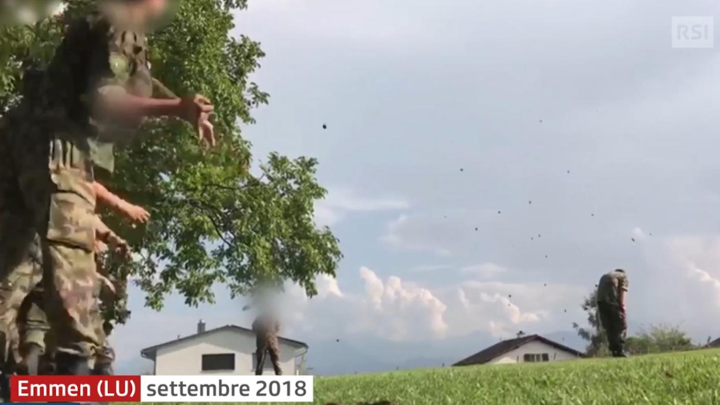 Il soldato bersagliato