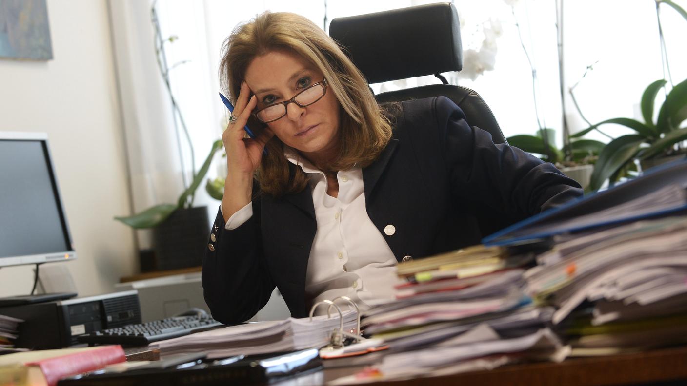 Rosa item al lavoro